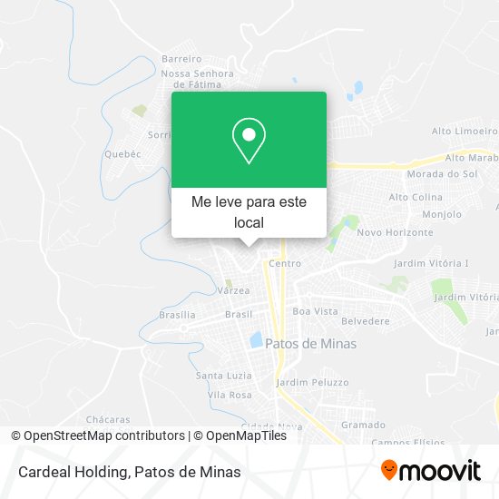 Cardeal Holding mapa