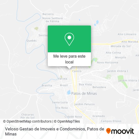 Veloso Gestao de Imoveis e Condominios mapa