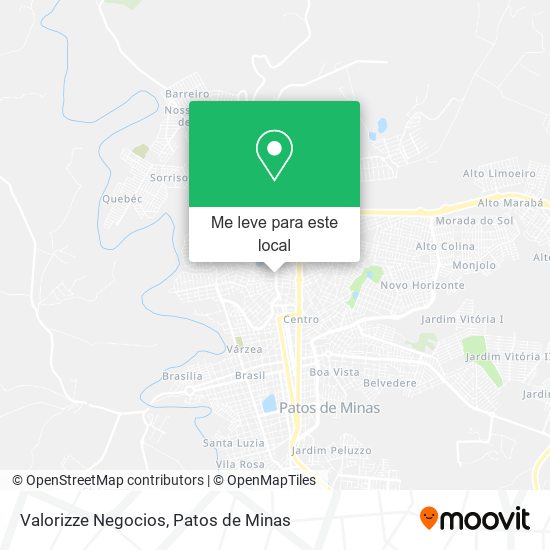 Valorizze Negocios mapa