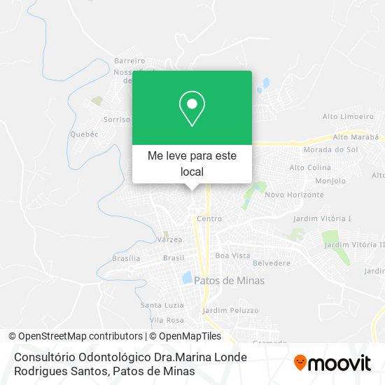 Consultório Odontológico Dra.Marina Londe Rodrigues Santos mapa