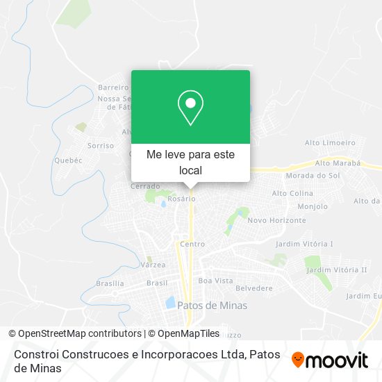 Constroi Construcoes e Incorporacoes Ltda mapa