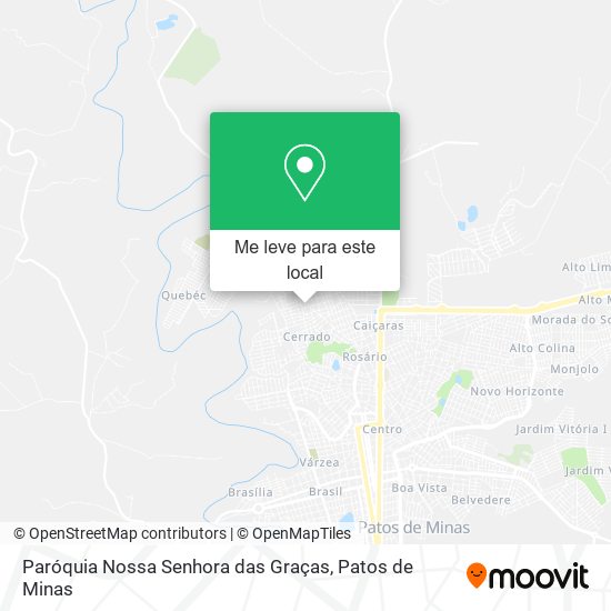 Paróquia Nossa Senhora das Graças mapa