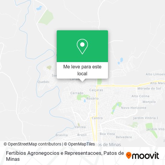 Fertibios Agronegocios e Representacoes mapa