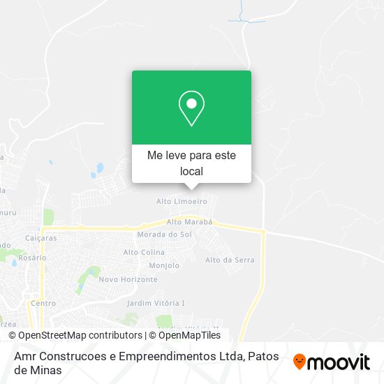 Amr Construcoes e Empreendimentos Ltda mapa