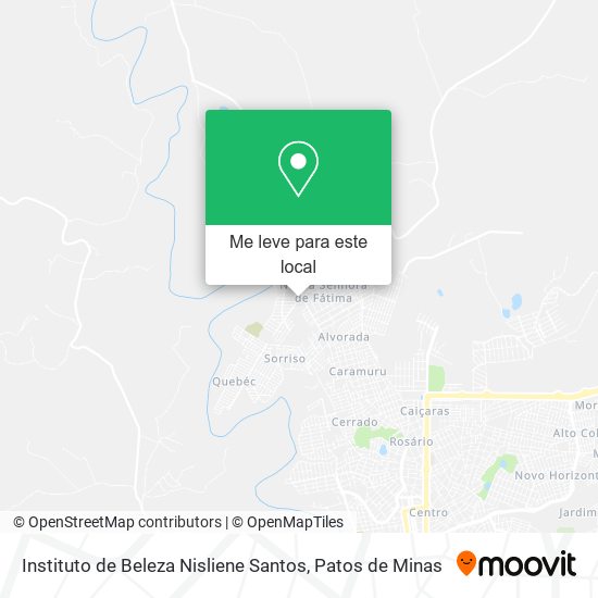 Instituto de Beleza Nisliene Santos mapa