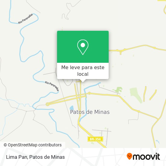 Lima Pan mapa