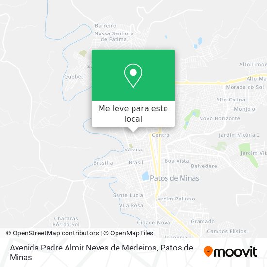 Avenida Padre Almir Neves de Medeiros mapa