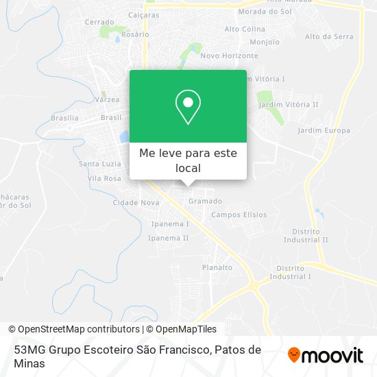 53MG Grupo Escoteiro São Francisco mapa