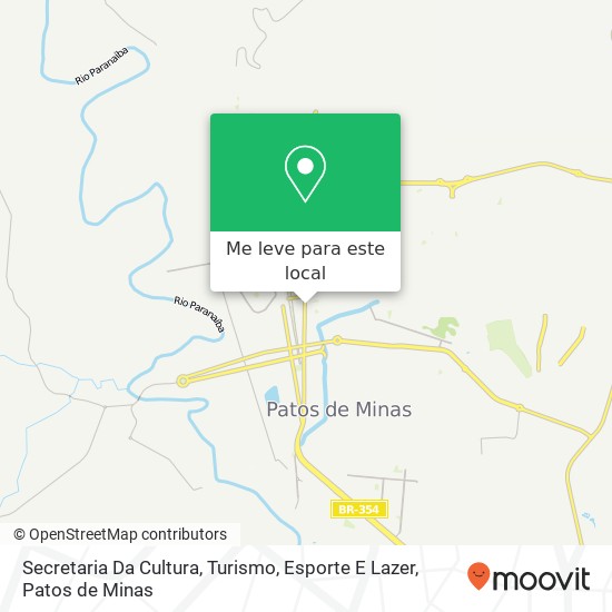 Secretaria Da Cultura, Turismo, Esporte E Lazer mapa