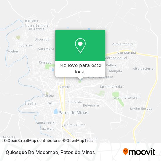 Quiosque Do Mocambo mapa