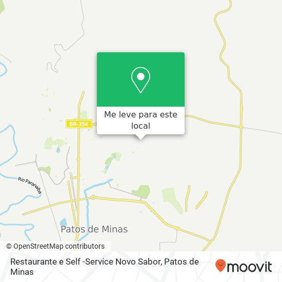 Restaurante e Self -Service Novo Sabor mapa