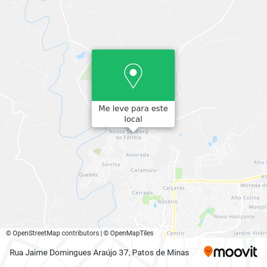 Rua Jaime Domingues Araújo 37 mapa