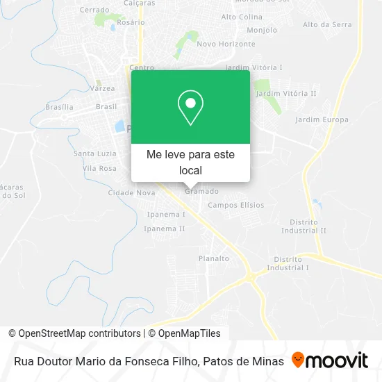 Rua Doutor Mario da Fonseca Filho mapa