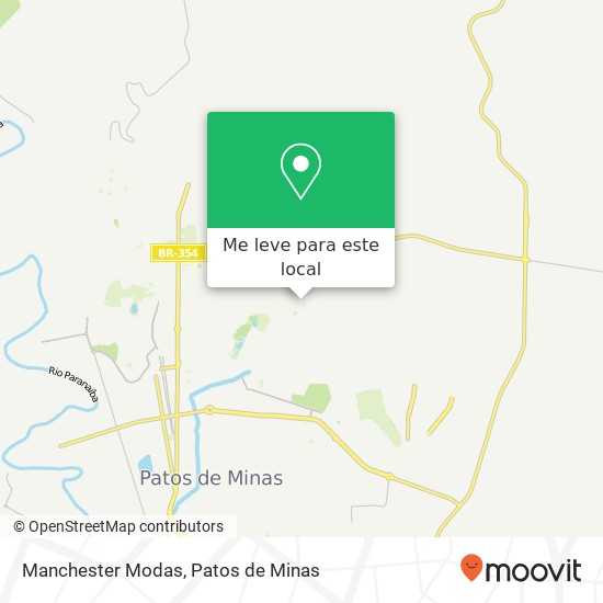 Manchester Modas, Rua Ponto Chic, 1111 Nova Floresta Patos de Minas-MG 38703-218 mapa