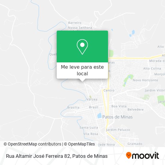 Rua Altamir José Ferreira 82 mapa
