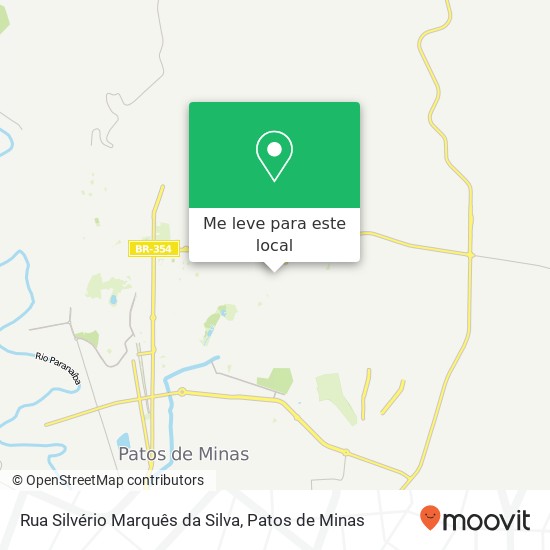 Rua Silvério Marquês da Silva mapa