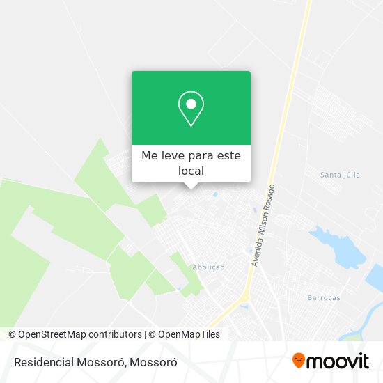 Residencial Mossoró mapa