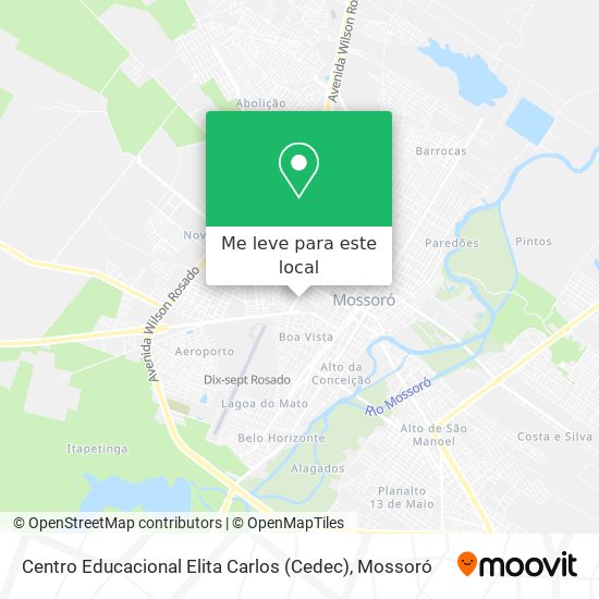 Centro Educacional Elita Carlos (Cedec) mapa