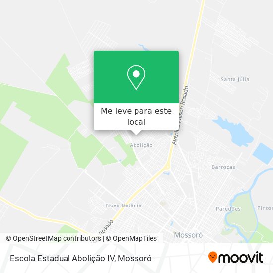 Escola Estadual Abolição IV mapa