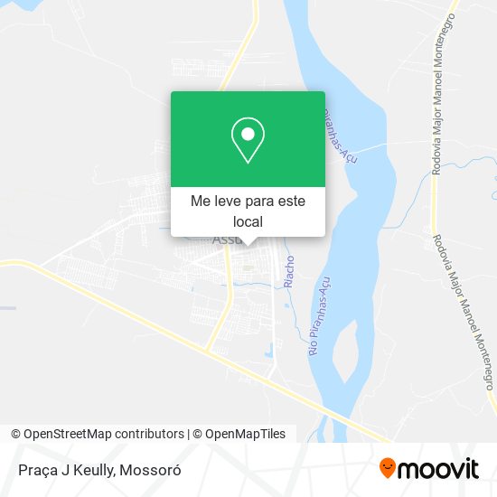 Praça J Keully mapa