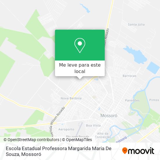 Escola Estadual Professora Margarida Maria De Souza mapa