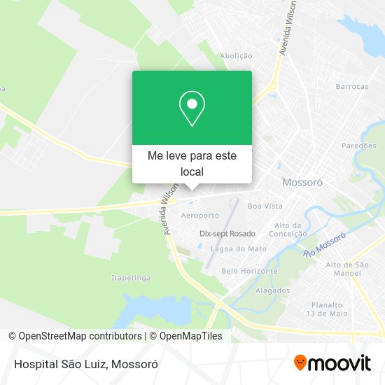 Hospital São Luiz mapa