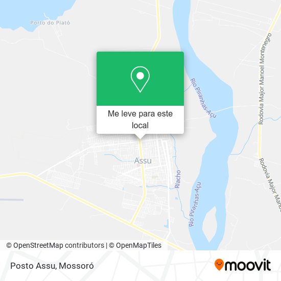 Posto Assu mapa