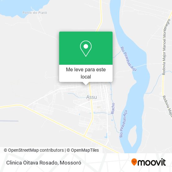 Clinica Oitava Rosado mapa