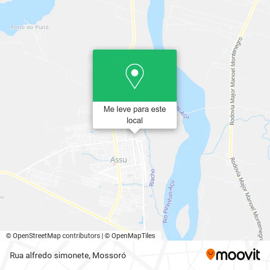 Rua alfredo simonete mapa