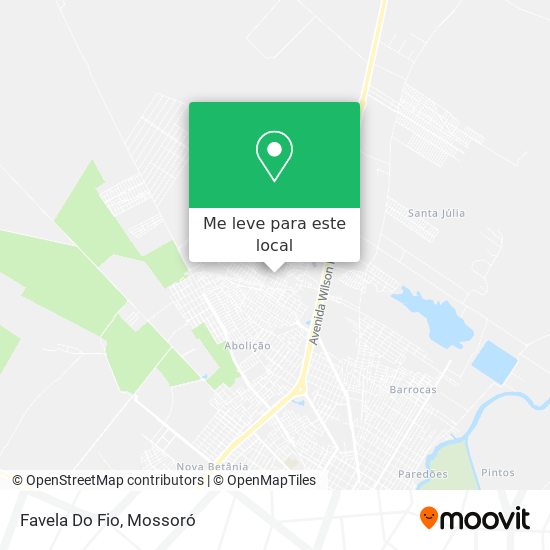 Favela Do Fio mapa