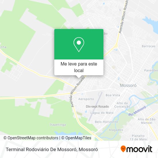Terminal Rodoviário De Mossoró mapa