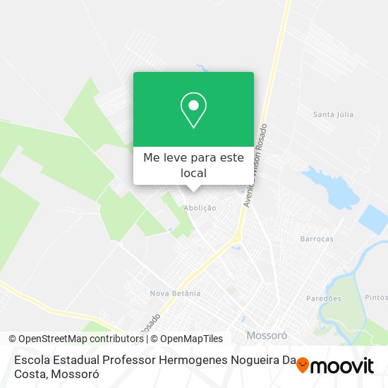 Escola Estadual Professor Hermogenes Nogueira Da Costa mapa