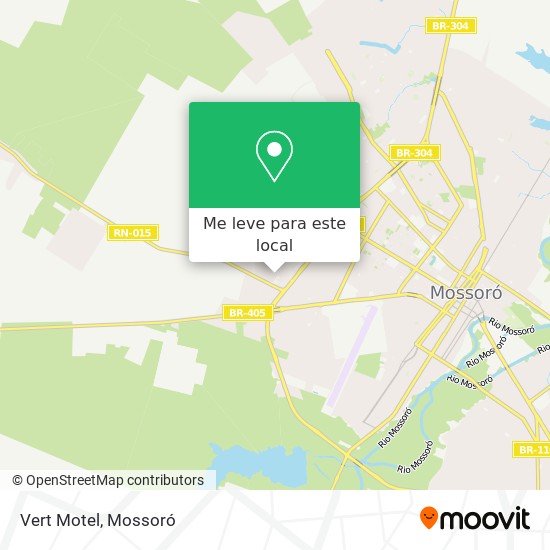 Vert Motel mapa