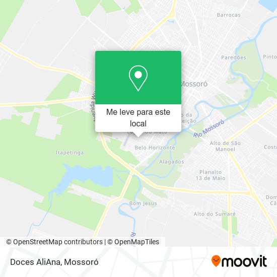 Doces AliAna mapa