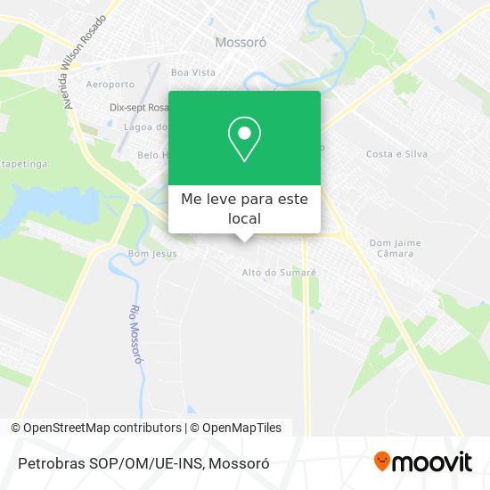 Petrobras SOP/OM/UE-INS mapa