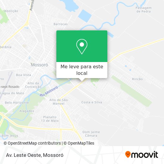 Av. Leste Oeste mapa