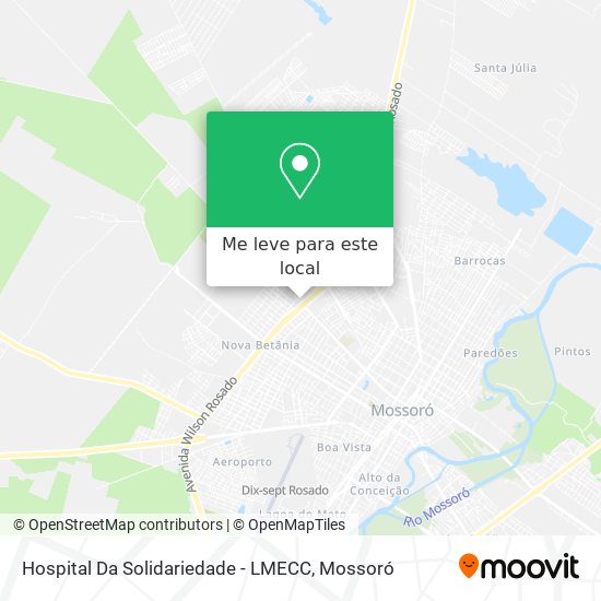 Hospital Da Solidariedade - LMECC mapa