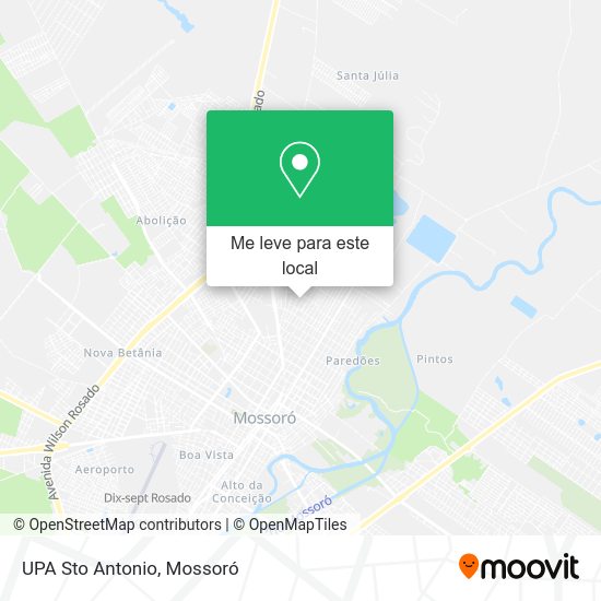 UPA Sto Antonio mapa