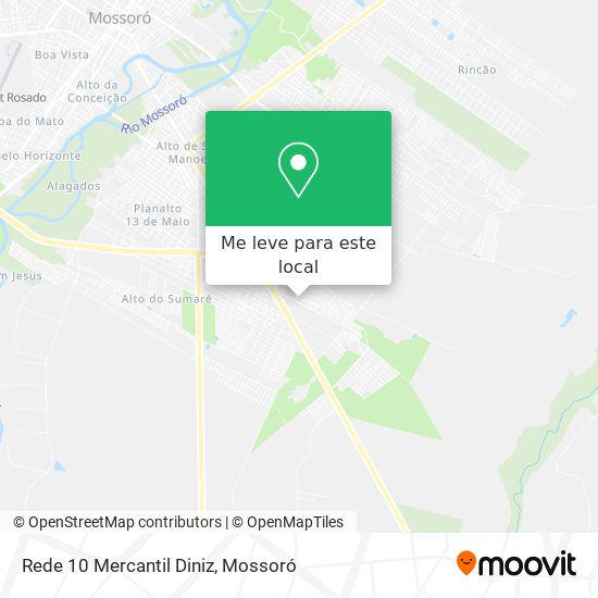 Rede 10 Mercantil Diniz mapa