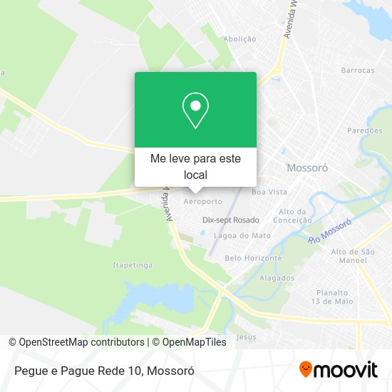 Pegue e Pague Rede 10 mapa