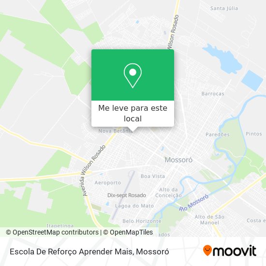 Escola De Reforço Aprender Mais mapa