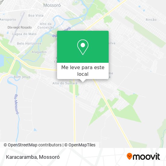 Karacaramba mapa