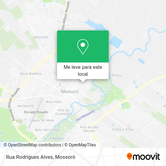 Rua Rodrigues Alves mapa