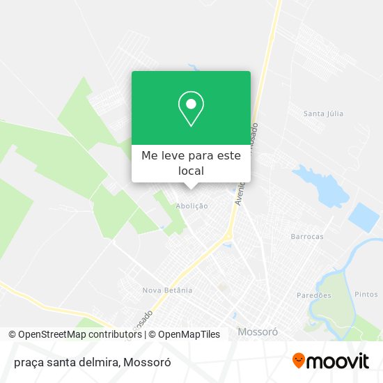 praça santa delmira mapa