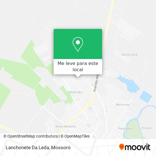 Lanchonete Da Leda mapa