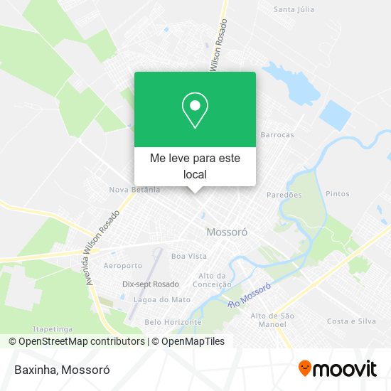 Baxinha mapa