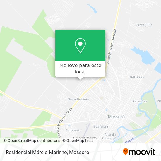 Residencial Márcio Marinho mapa