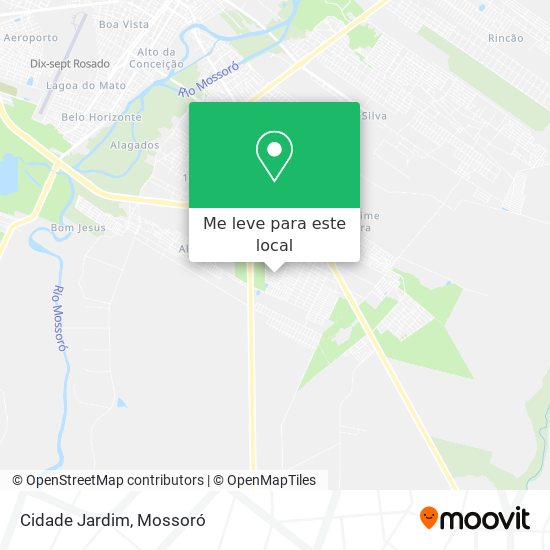Cidade Jardim mapa