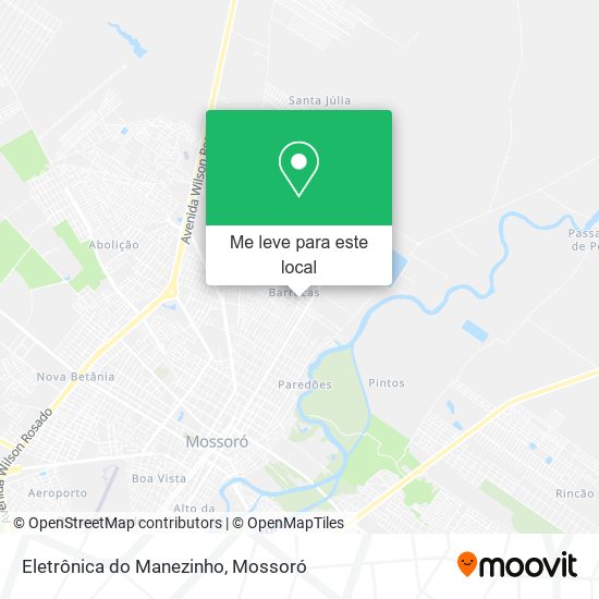 Eletrônica do Manezinho mapa