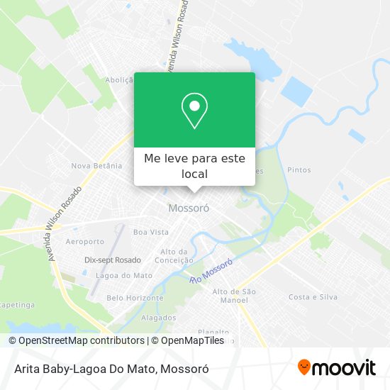 Arita Baby-Lagoa Do Mato mapa